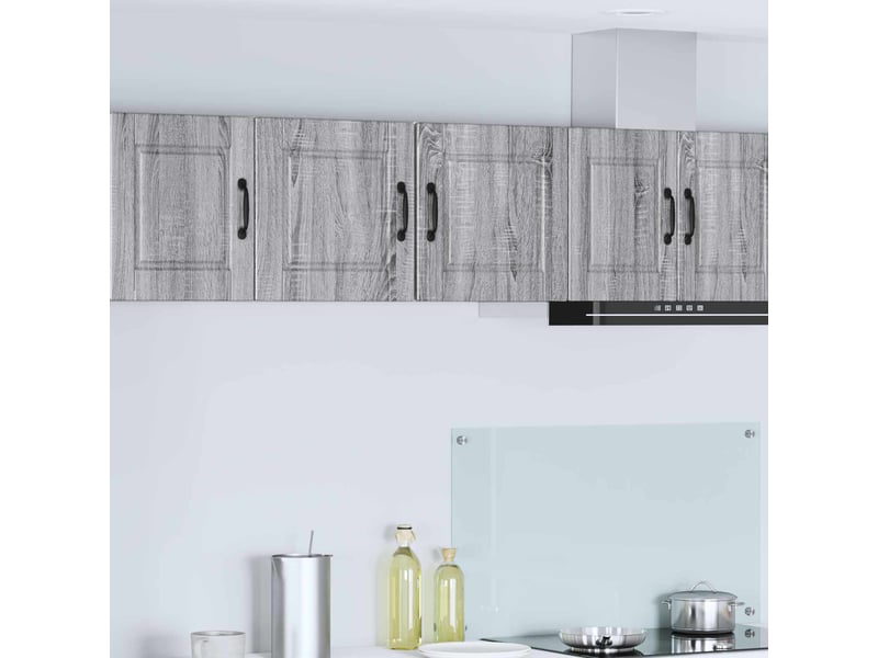  Meuble mural de cuisine | armoire de cuisine 2 pcs gris sonoma bois d'ingénierie shl3911  - Conforama B