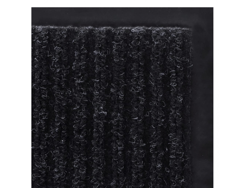  Tapis d'entrée noir pvc 90 x 60 cm - comfortxl 241264 - Conforama D