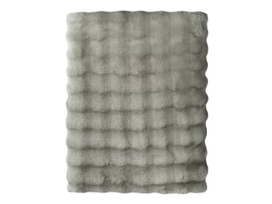 Plaid cocooning vert sauge 150x200 bubble