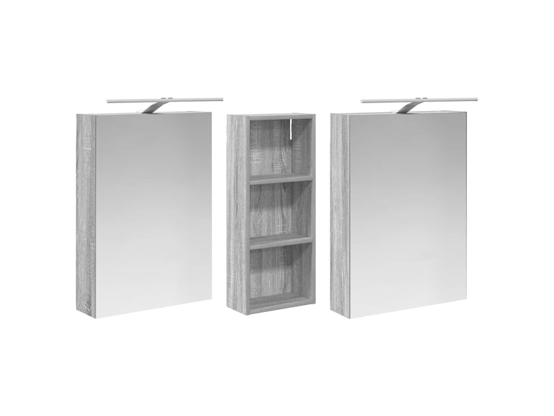  Ensemble de meubles de salle de bain 3 pcs 130x14.5x70 cm shl6616  - Conforama E