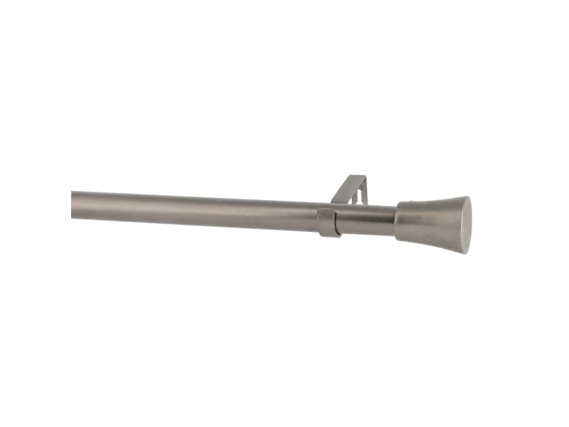  Kit tringle à rideaux extensible d2825 à pommeaux en métal 120-210 cm  - Conforama B