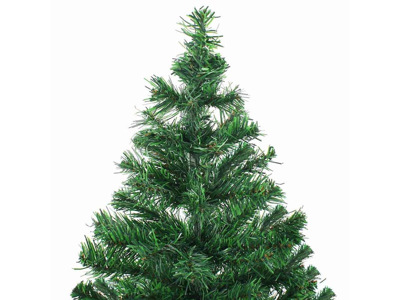  Sapin de noël, arbre de noël artificiel pré-éclairé et boules 180 cm 564 branches  - Conforama C