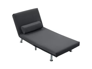 Fauteuil relax électrique  RAELUNYI Cuir / Tissu noir