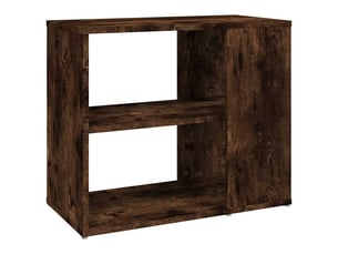 Buffet - armoire latérale chêne fumé 60x30x50 cm bois d'ingénierie