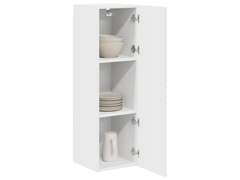 Meuble mural de cuisine | armoire de cuisine blanc brillant shl1956 - Conforama C