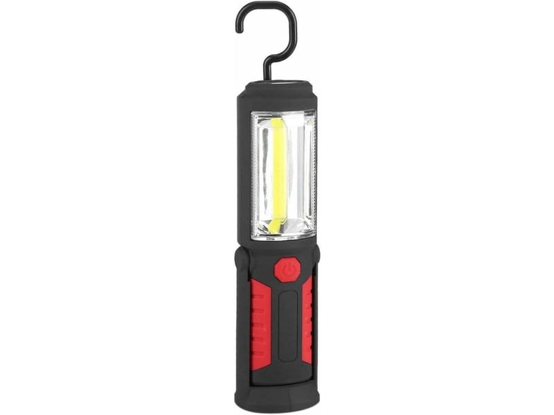  Lampe de travail led rechargeable avec magnétique lampe de torches de led 2200mah cob led 650lm pour auto garage atelier camping bricolage  - Conforama A