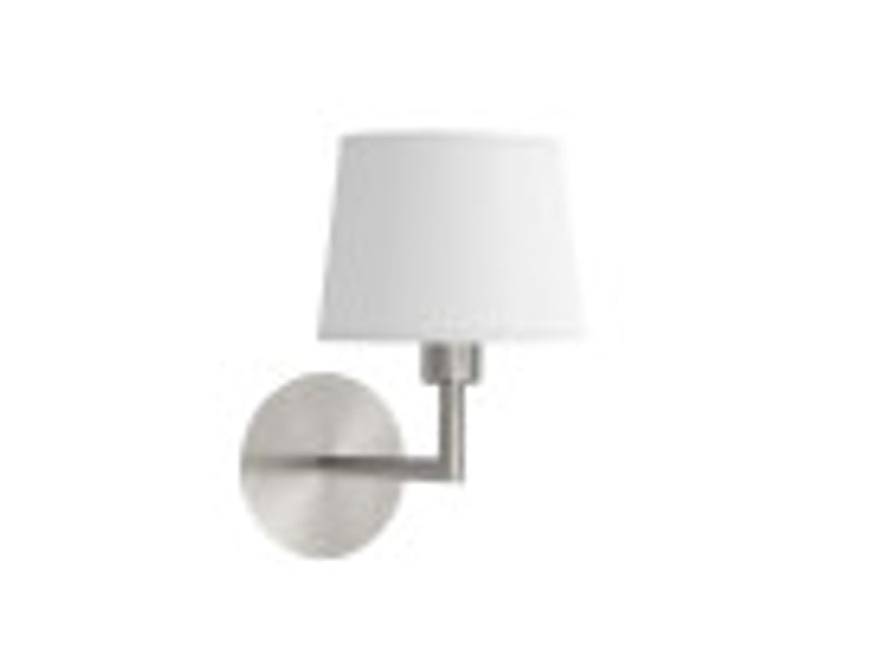  Applique murale fabrilamp paraiso nickel blanc e14 27 x 15 x 25 cm 252661003 - Conforama B