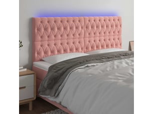 Tete de lit A poser largeur 180 cm rose