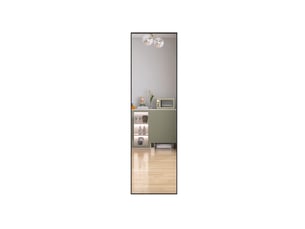 Miroir rectangulaire à fixer coloris noir <strong></strong> <strong></strong> - 40 cm x 40 cm