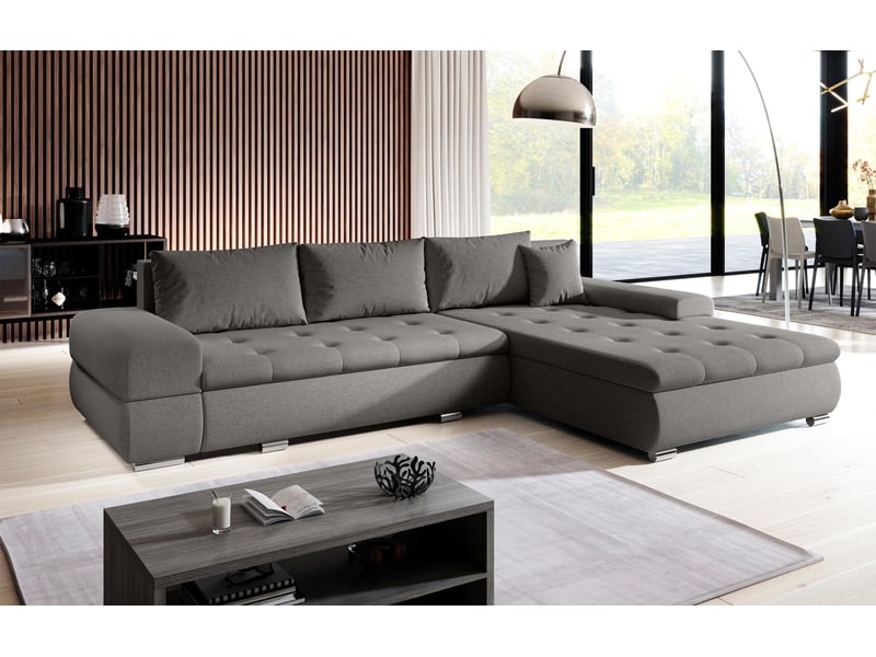 Canapé d’angle sivaso marron 310 cm convertible Sivaso - Conforama B