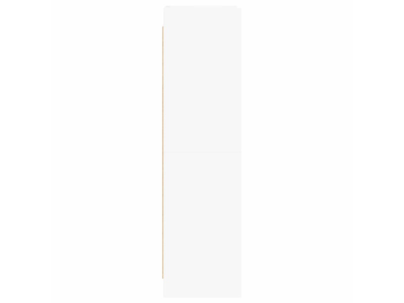  Bibliothèque, armoire à livres blanc 59 x 30 x 111 cm bois d'ingénierie  - Conforama E