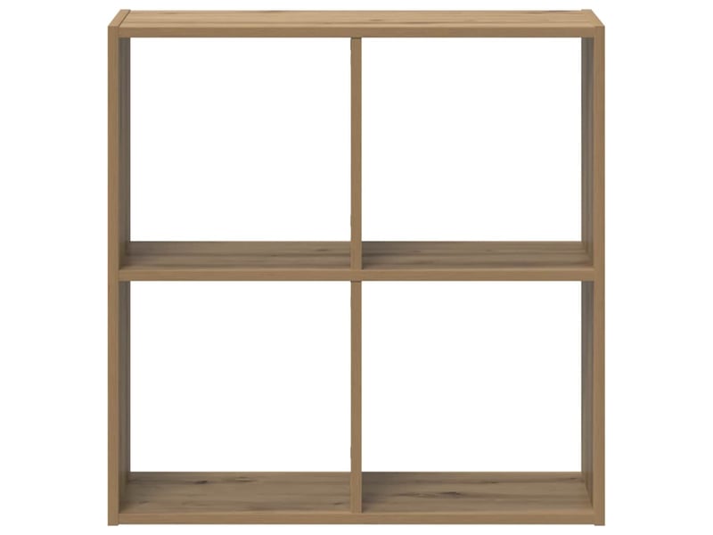  Bibliothèque, étagère de rangement chêne artisanal 68,5x32x68,5 cm bois d'ingénierie  - Conforama D
