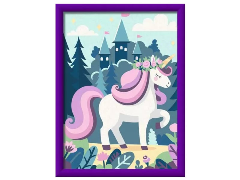  Creart peinture au numero licorne et chateau 233381 - Conforama B