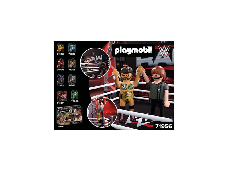  Coffret collector anneau de catch avec rampe et accessoires 152 pieces PL71956 - Conforama E