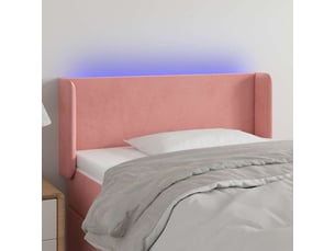 Tete de lit A poser largeur 103 cm rose