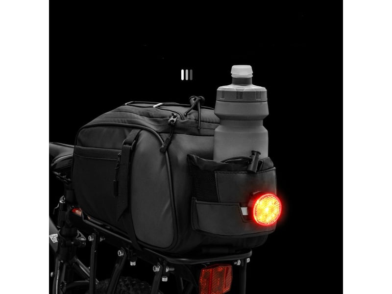  Sac de porte-bagages polyester 900d noir 38x16x18cm  - Conforama D