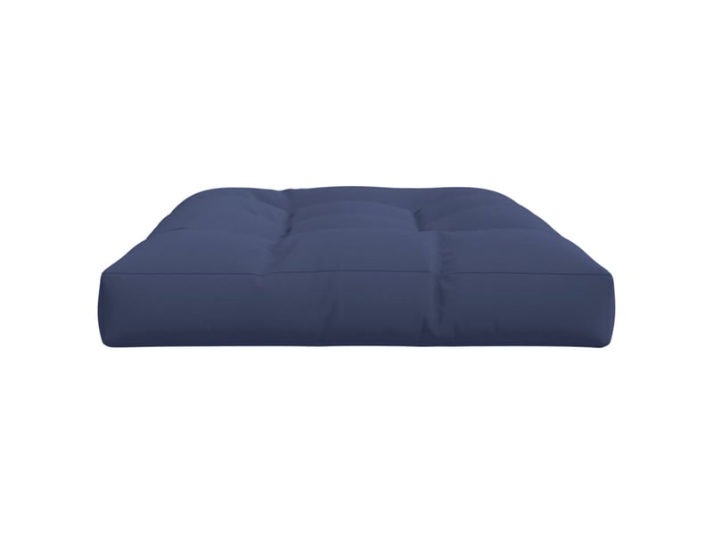  Coussin de palette, coussin de chaise, coussin de canapé bleu marine 120x80x12 cm tissu cf55310  - Conforama E