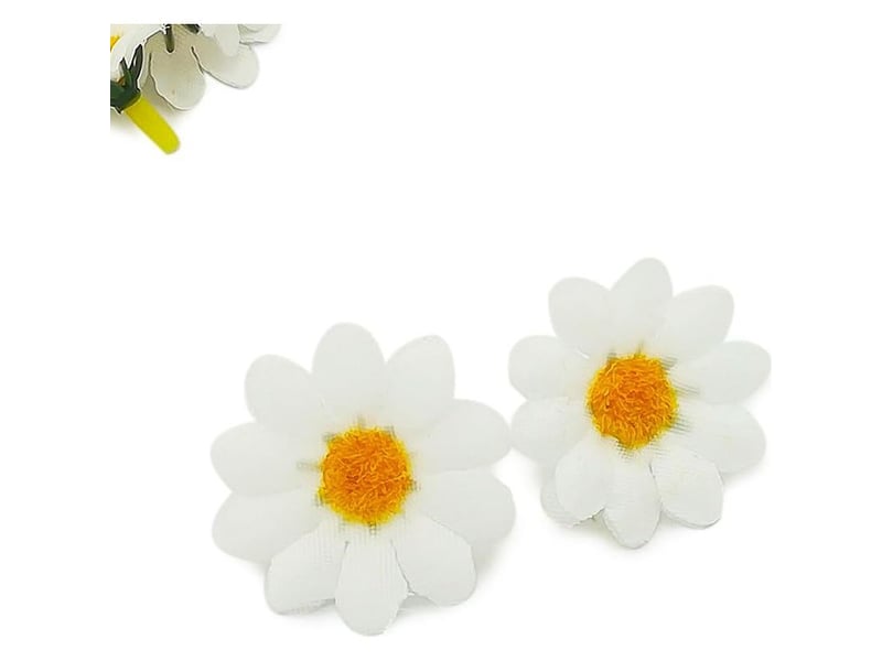  Gerbera marguerite artificielle, 100 fleurs en tissu, zqkla-aquaforge  - Conforama C