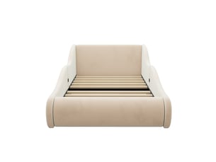 Lit simple 90x200 cm    coloris beige