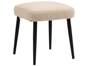 Pouf / repose pied <strong>FLORAGRACE</strong> <strong></strong> beige