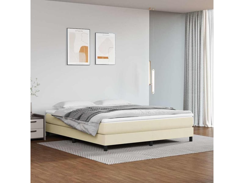  Matelas à ressorts, matelas de confort ensachés moyen 160x200 cm 20 cm crème  - Conforama B