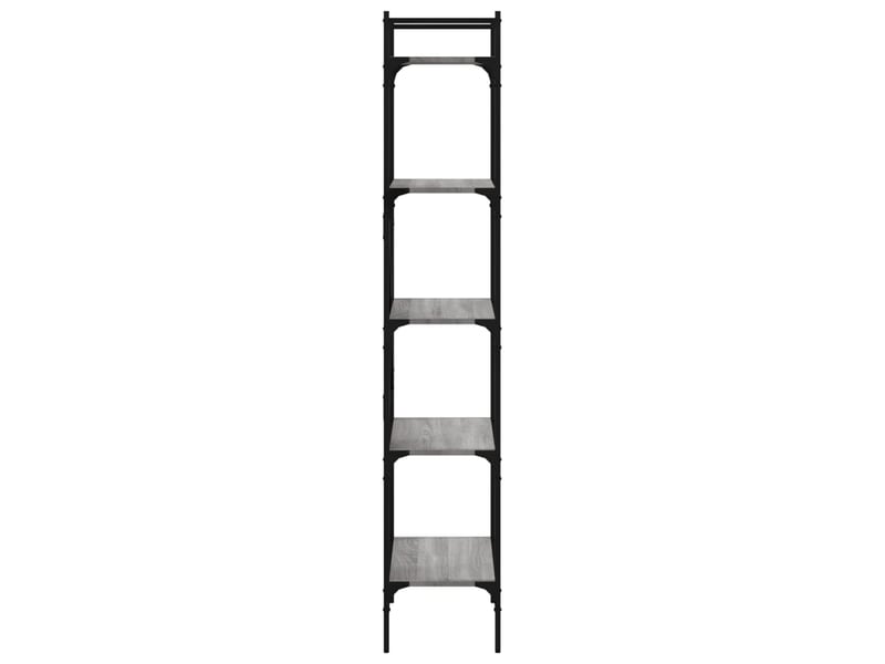  Bibliothèque à 5 niveaux, armoire à livres sonoma gris 56x31,5x174 cm  - Conforama E