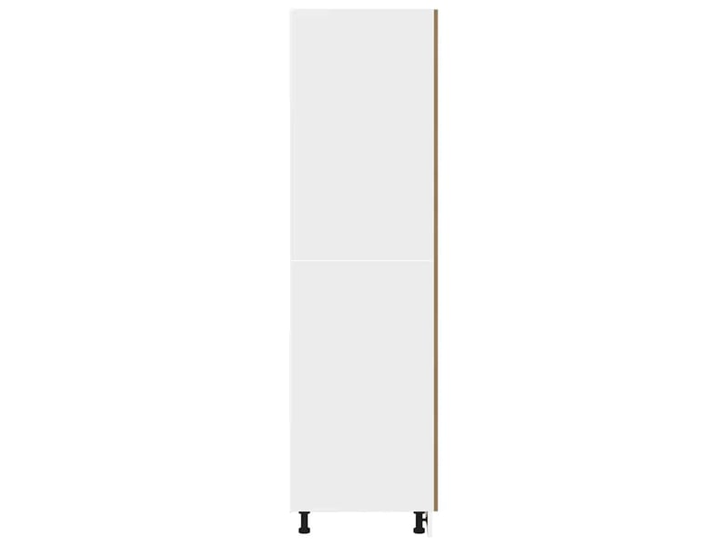  Armoire réfrigérée grand espace de rangement cuisine 60 x 57 x 207 cm en bois d'ingénierie chêne artisanal 02_0050768  - Conforama E