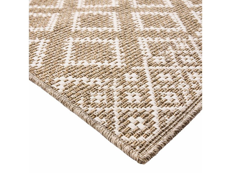 Tapis tissé plat meandro 160x230cm naturel  - Conforama B
