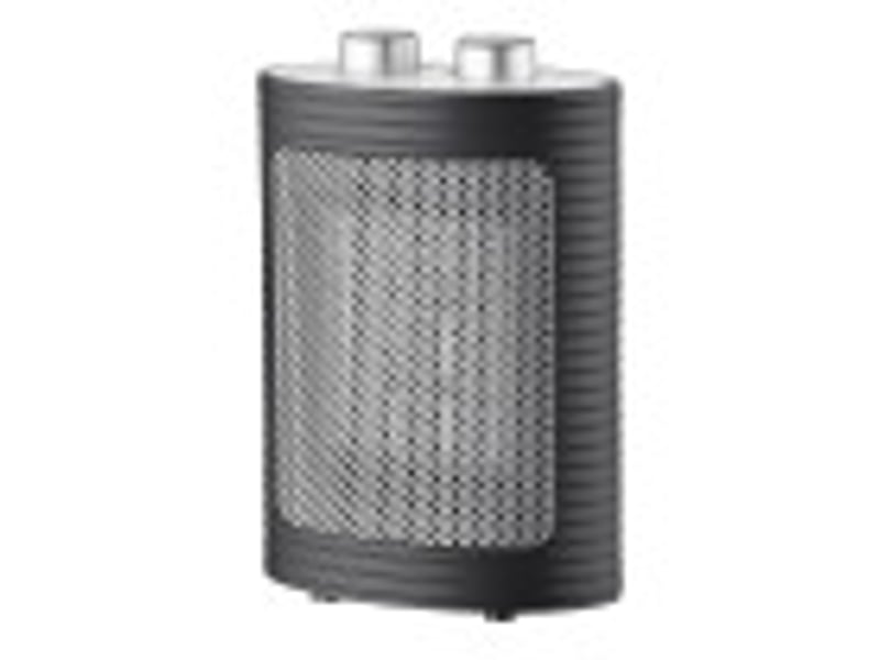  Chauffage soufflant céramique fabrilamp ceramico 1500 w noir et argenté 22 x 15 x 9 cm 198621578 - Conforama B