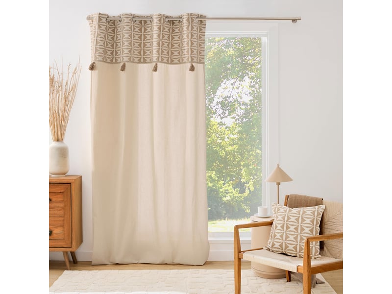  Coussin décoratif en jacquard à motif géométrique 45x45 cm  - Conforama C