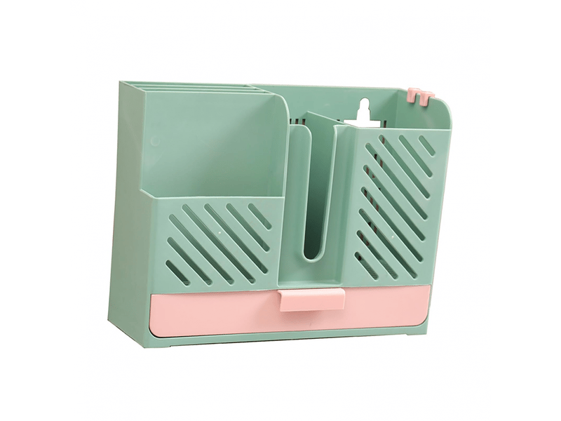  Égouttoir à couverts mural en plastique pour baguettes, cuillères et couteaux (vert)  - Conforama A