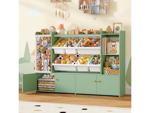 Bibliotheque coloris  vert  G FORM  - 137.3 cm x 94 cm