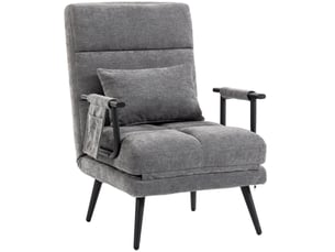Fauteuil relax électrique RAELUNYI Cuir / Tissu noir