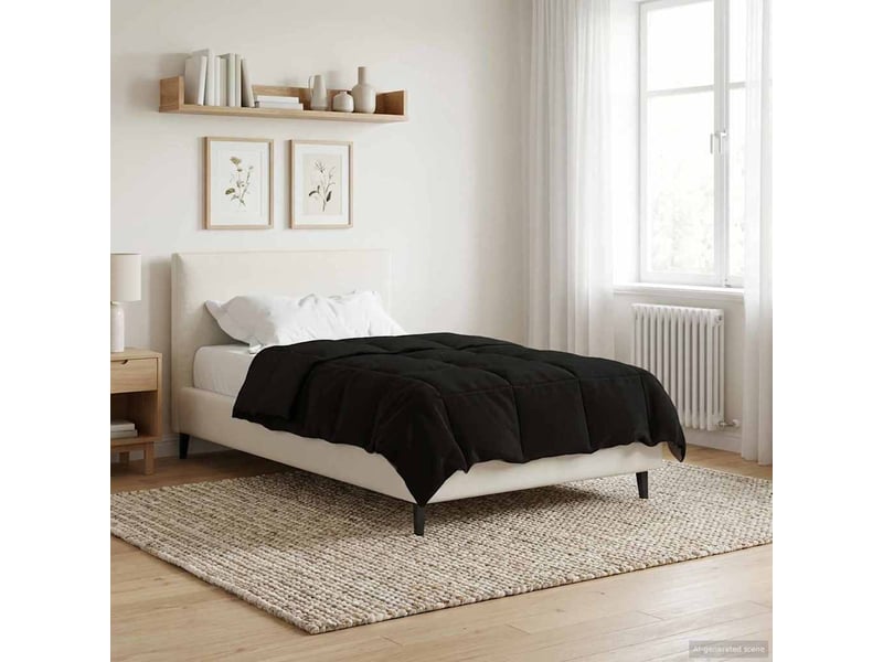  Duvet - couette complet toute l'année 135 x 200 cm 4 saisons noir  - Conforama B