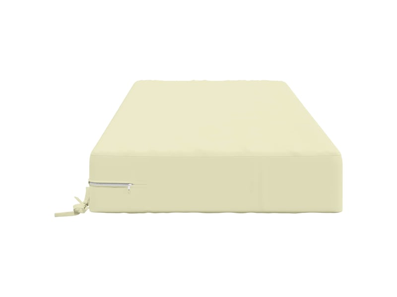 Coussin d'assise, coussin pour chaisecanapé soest 100 % polyester crème 120 x 60 x 15 cm cf51420 - Conforama D