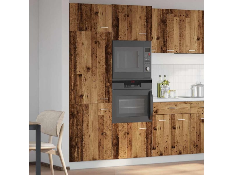 Armoire de cuisine, armoire réfrigérée lyon bois ancien 60x57x207cm bois d'ingénierie  - Conforama C
