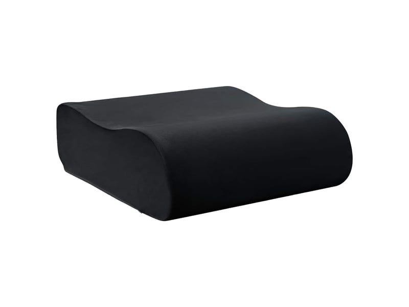  Coussin d'assise, coussin pour chaisecanapé uni noir 40 x 40 x 13 cm mousse pu cf51530  - Conforama A