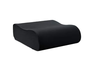 Coussin d'assise, coussin pour chaisecanapé uni noir 40 x 40 x 13 cm mousse pu cf51530