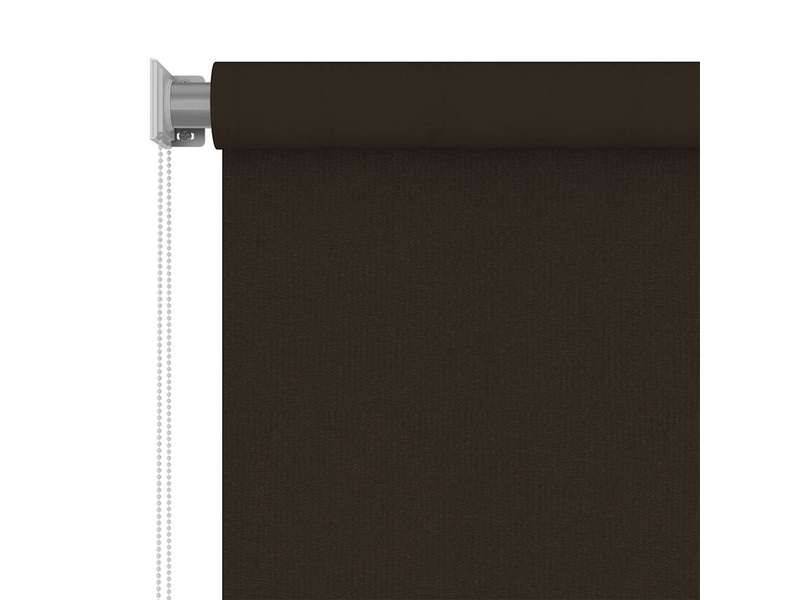  Store enrouleur, store roulant d'extérieur 205 (l) x 140 (h) cm marron hdpe cf47377  - Conforama C