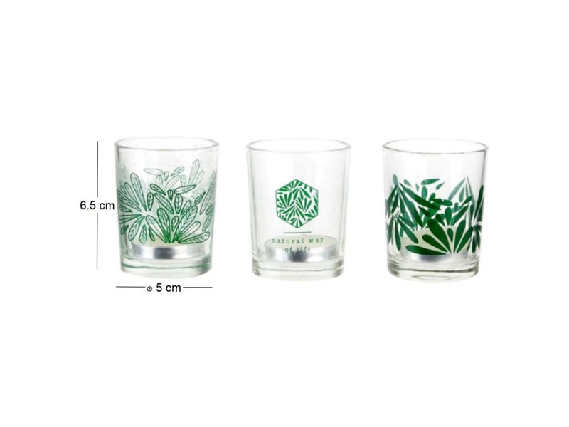  Photophores jungle avec bougies chauffe-plat  - Conforama C