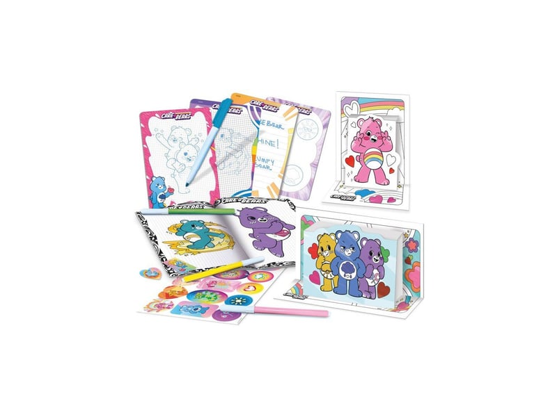  Sac a dos ecole coloriage dessin les bisounours activity set avec feuilles et cartes AACRX13768 - Conforama C