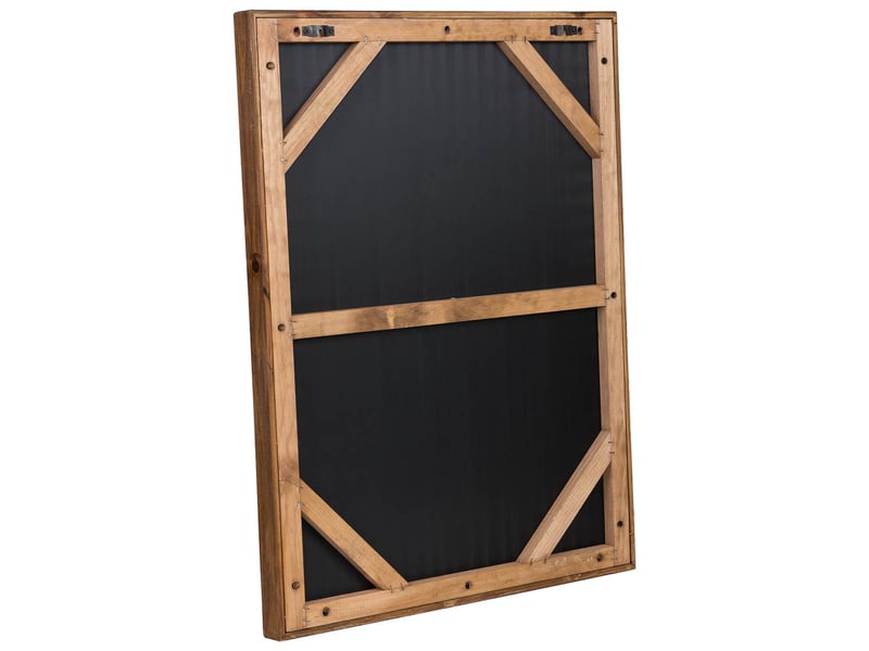  Tableau artisanal en bois recyclé relief beige et blanc 62x4x82 cm h  - Conforama D