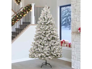 Sapin de noël, arbre de noël artificiel 270 cm 300 led blanc chaud cf61020