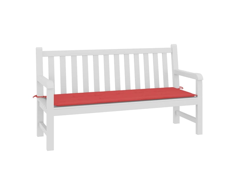  Coussin de banc de jardin, coussin d'assise rouge 150x50x3 cm tissu oxford cf52799  - Conforama C