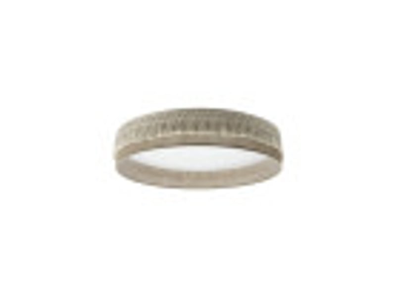  Fabrilamp ekaterina plafonnier led 96 w, 7488 lm, 300040006500 k, beige en toile de jute, ø 60 cm 188286001 - Conforama B