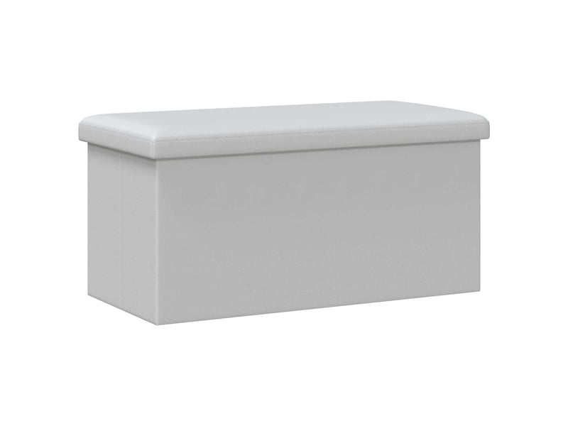  Banc chambre, banc de rangement pliable blanc 180 kg 80 l 77x38x38 cm pvc  - Conforama A