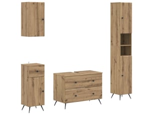 Ensemble de 4 pièces d'armoires de salle de bain breda cf63253