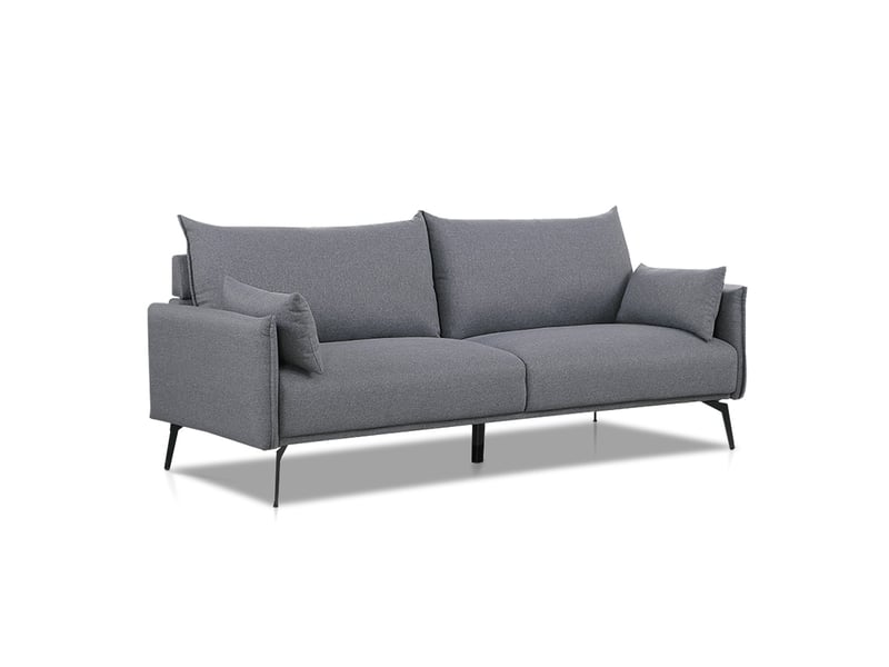 Canapé scandinave 3 places gris - ivar Ivar01 - Conforama A