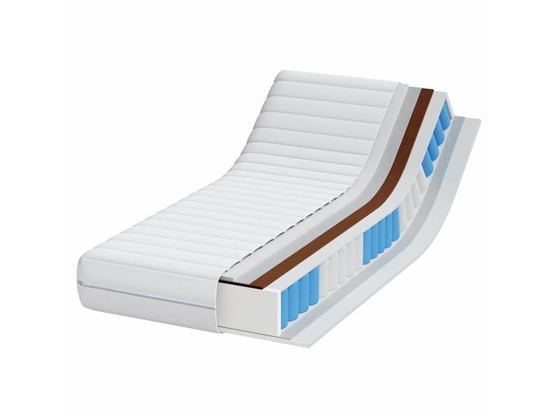 Matelas confort avec couche de coco moyennement ferme 80x160 cm blanc - Conforama C
