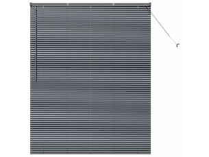 Store vénitien, store de fenêtre gris foncé 175 x 140 cm 25 mm aluminium cf47895
